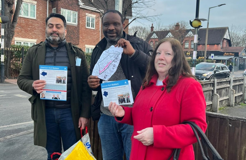Members out campaigning
