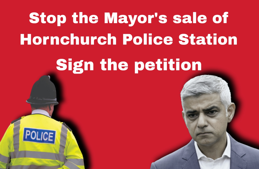 Stop Khan selling Hornchurch Police Station