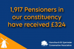 1917 pensioners in Hornchurch and Upminster have received £324 of help