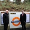 Cllr Roger Ramsey and Chairman Dominic Swan at Emerson Park Station